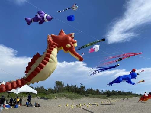 來自紐西蘭、美國、德國、英國、法國、新加坡6國巨型風箏即將亮相。  